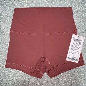 lululemon MWT Align No Line™ High-Rise Short 4" Dusk Size 6